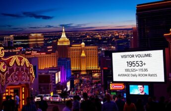 vegas visitation and ADR forecast