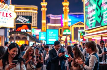 cashless tipping Las Vegas