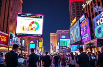 Las Vegas Strip gaming revenue trends