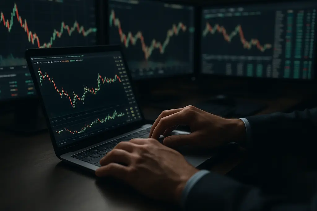 Playtech EBITDA Forecast analysis on a tablet beside casino market data charts