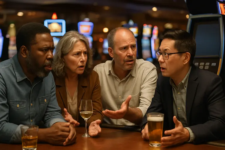 User research board grouping casino players by payment habits and device use