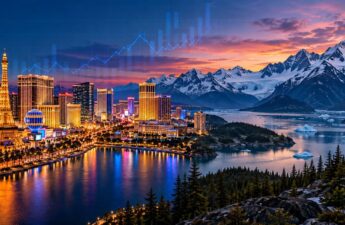 Neon City Meets Glacier_Fjord