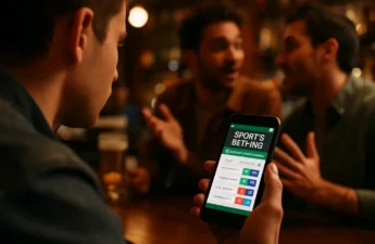 Virginia Bonus Rules shown through a sportsbook app offer review on a phone